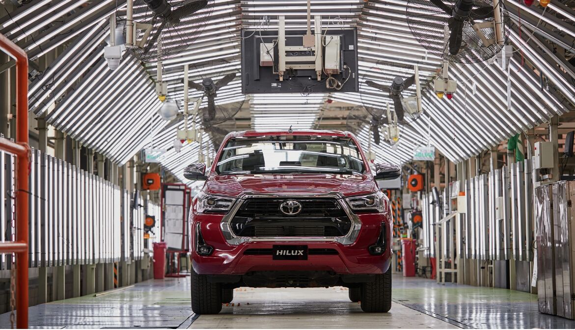 Con otro récord de Hilux, Toyota volvió a liderar la producción, las ventas y las exportaciones en Argentina.
